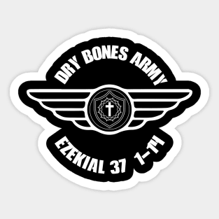 DRY BONES ARMY DARK Sticker